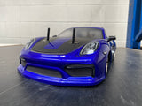 RC Drift Car - Porsche GT4RS Blue/Black Body. HSP, Brushed 7.2V OR Brushless 7.4v Lipo Battery  1/10