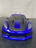RC Drift Car - Porsche GT4RS Blue/Black Body. HSP, Brushed 7.2V OR Brushless 7.4v Lipo Battery  1/10