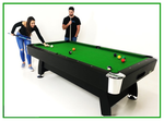 8 Foot Pool Table Deluxe Package - 7 points of Difference.