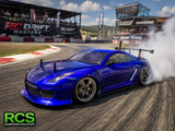 RC Drift Car - Porsche GT4RS Blue/Black Body. HSP, Brushed 7.2V OR Brushless 7.4v Lipo Battery  1/10