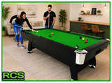 8 Foot Pool Table Deluxe Package - 7 points of Difference.