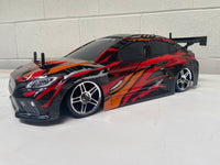 RC Drift Car - Subaru WRX STi Red/Black Body. HSP, Brushed 7.2V OR Brushless 7.4v Lipo Battery  1/10