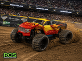HSP Monster Truck 1/10 Scale RED/ORANGE