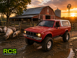 Hilux Red 4x4 RC Truck 1/16 scale.
