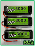 3 x 7.2v 3000maH NiMH Battery for RC cars