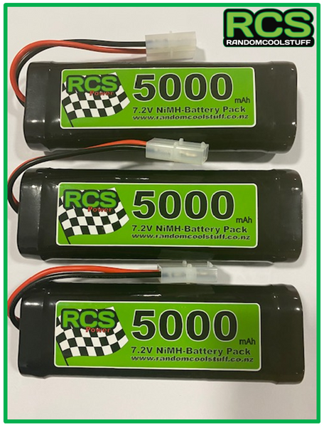 3 x 7.2v 5000maH NiMH Battery for RC cars