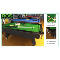 8 Foot Pool Table Deluxe Package - 7 points of Difference.