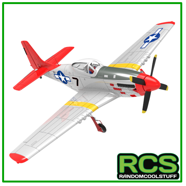 RC Plane - Volantex Mustang P51 Red Tail 768-1 - Brushless RTF